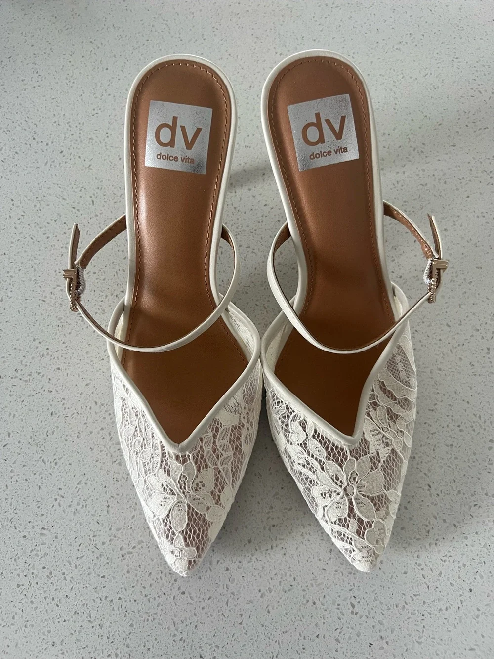 Dolce Vita Lace Pointed-Toe Heels